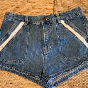 Free people denim shorts